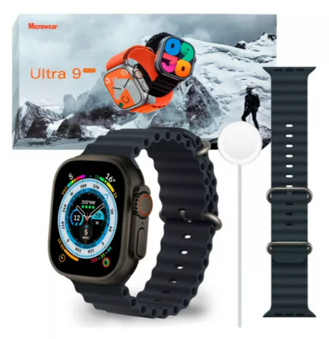 SmartWatch Ultra 9 Plus - A prova d´agua