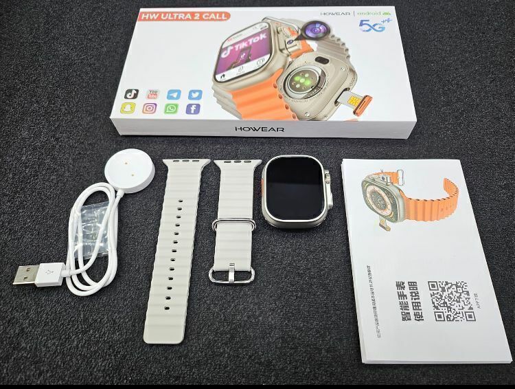 Smartwatch HW Ultra 2 Call Chip 5G com dupla câmera