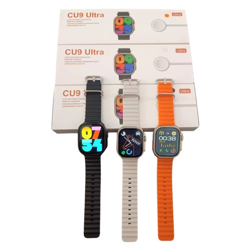 Smartwatch CU9 Ultra 49mm e Receba o CU10 atualizado