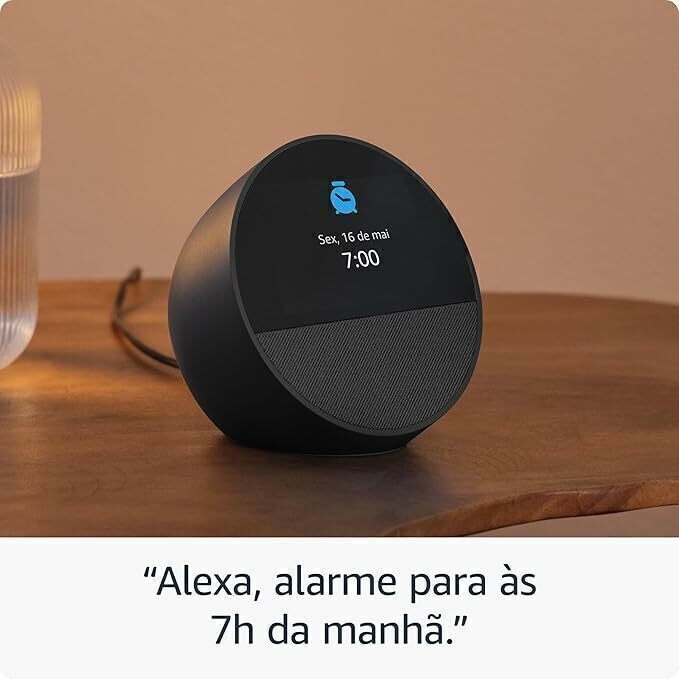 Alexa Echo Spot com Relógio