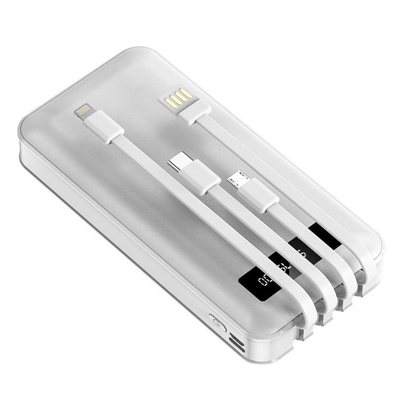 Kit 02 Carregadores portáteis 20000mAh 3.1A conector Tipo-C Lighting e V8