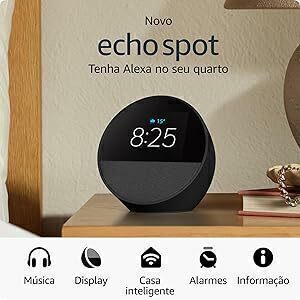 Alexa Echo Spot com Relógio