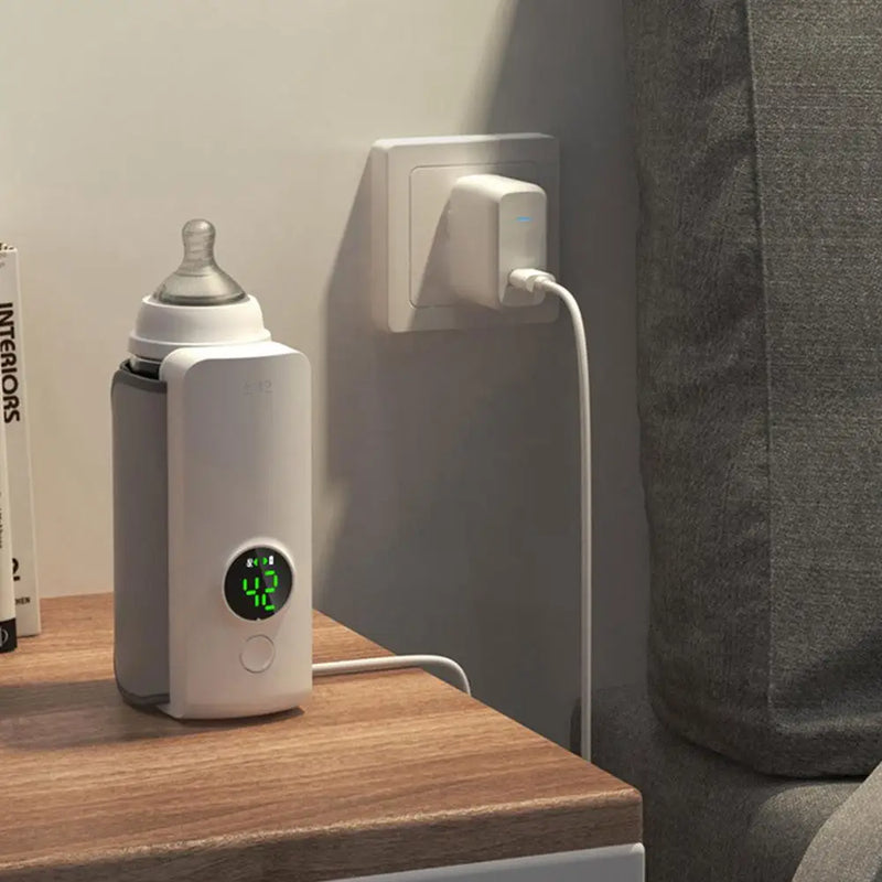 Aquecedor de Mamadeiras Portátil com Bateria recarregável de 6.000Mah