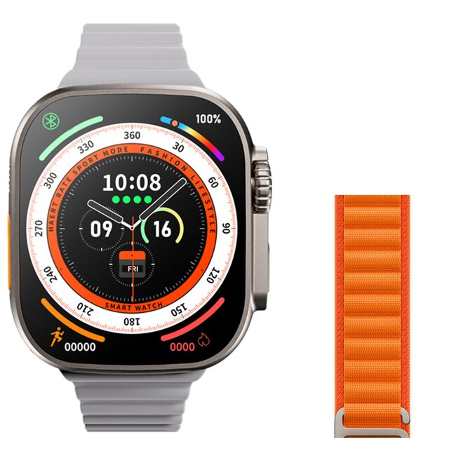 Smart watch titanium ZD8 ULTRA MAX 2.08 - Perfil Xtore