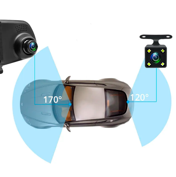 Retrovisor Multimídia SmartVision com câmera de ré