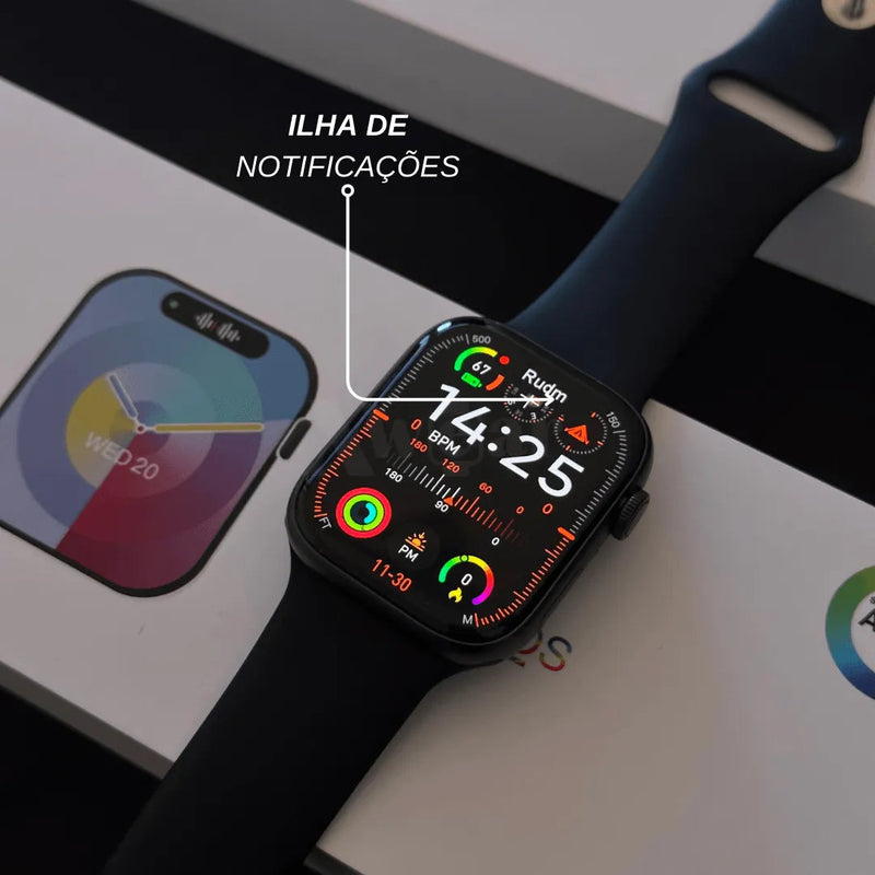 Smartwatch W99 + Tela Amoled - 45mm