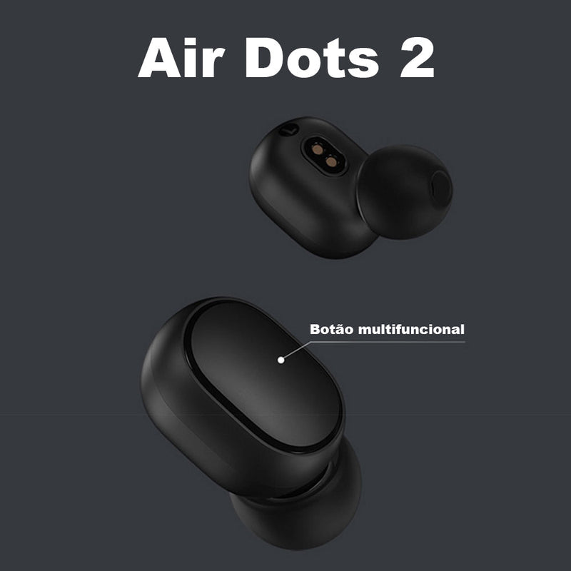 Air Dots 2 Xiaomi Redmi Fone de Ouvido Sem Fio - Perfil Xtore