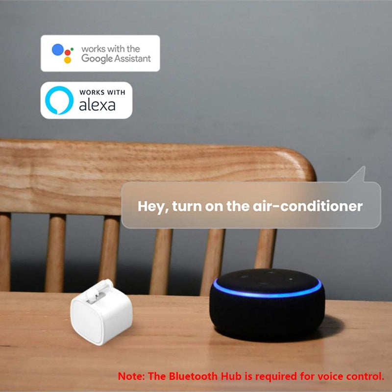 botão interruptor de luz inteligente, controle voz robô bluetooth para alexa google.. - Perfil Xtore