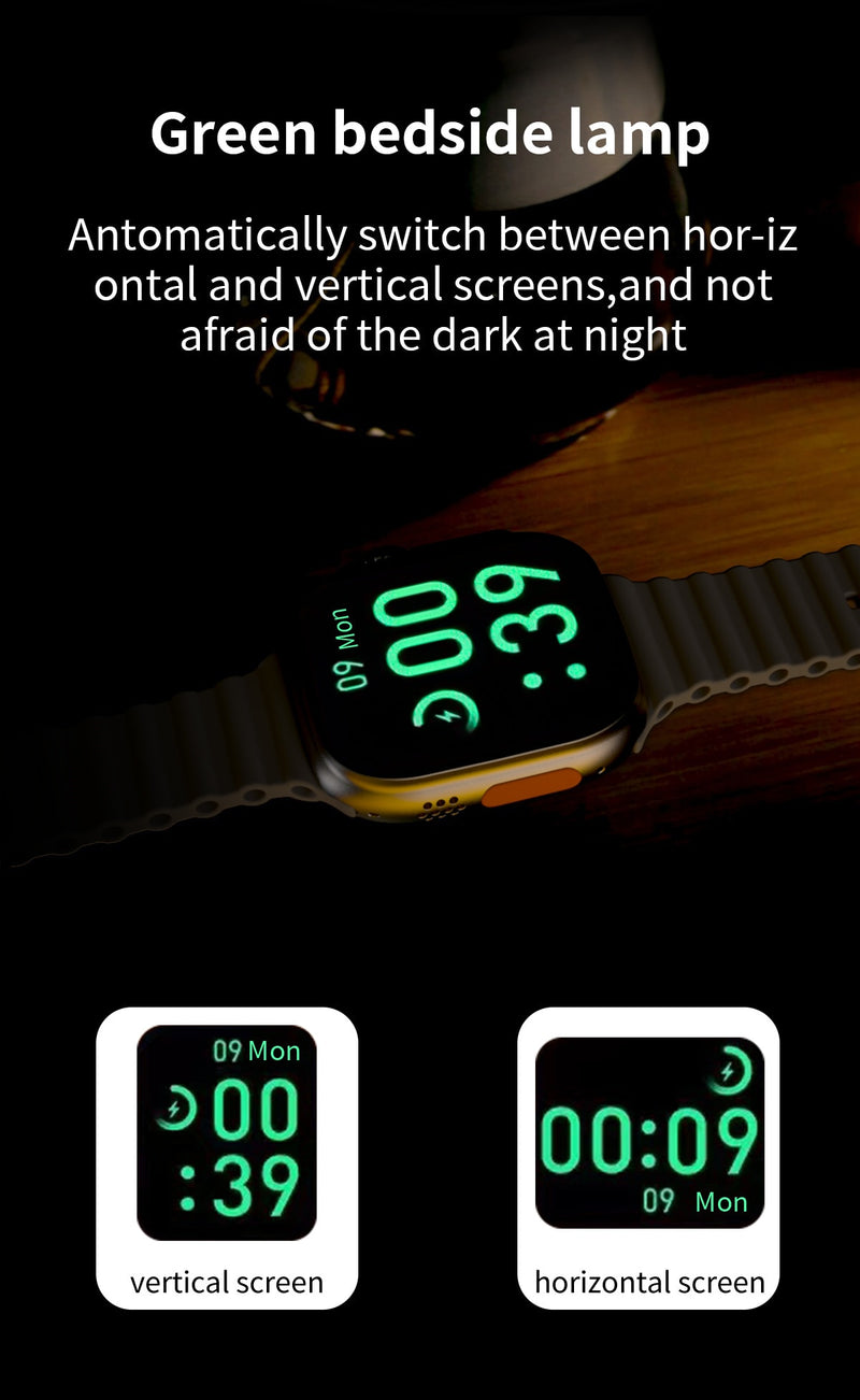 Smart watch titanium ZD8 ULTRA MAX 2.08 - Perfil Xtore